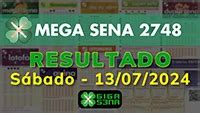 resultado da mega sena 2748 giga sena - mega sena último jogo